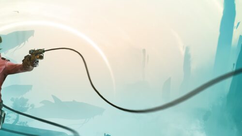 Voidtrain Gaming Wallpaper – Epic Interdimensional Train Journey 4K Desktop Background