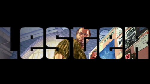 Lester Crest GTA V Character Typography Desktop Wallpaper 4K