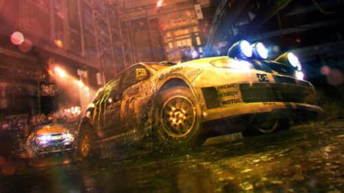 Subaru Rally Car Drifting in Action 4K PC Wallpaper