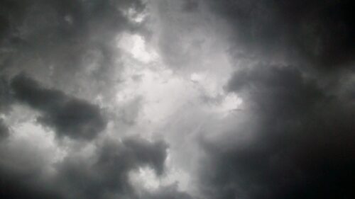 Dramatic Moody Storm Clouds Sky PC Wallpaper