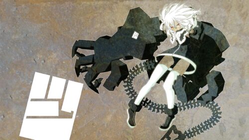 Black Rock Shooter Anime Girl with Mechanical Claw Desktop Wallpaper