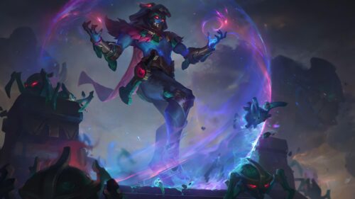 Malzahar League of Legends Dark Mage 4K Desktop Wallpaper