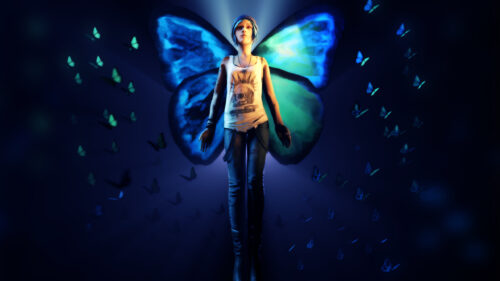 Chloe Price Life Is Strange Butterfly Wings Fantasy PC Wallpaper
