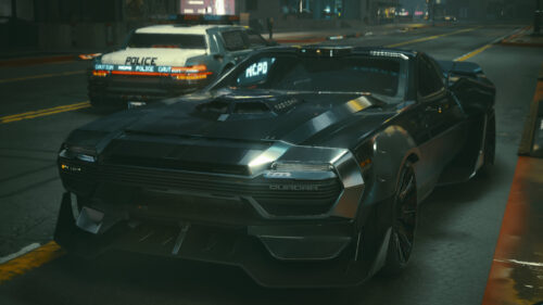 Quadra Turbo R V-Tech Cyberpunk 2077 Sports Car PC Wallpaper