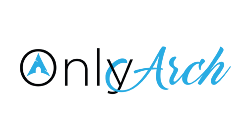Minimalist Arch Linux OnlyArch Logo Aesthetic PC Wallpaper