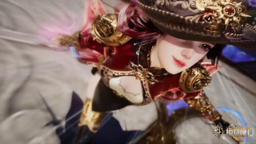 Beautiful Steampunk Anime Girl in Fantasy Attire 4K Desktop Wallpaper