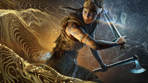 Senua from Hellblade II Warrior Woman Combat 4K Wallpaper