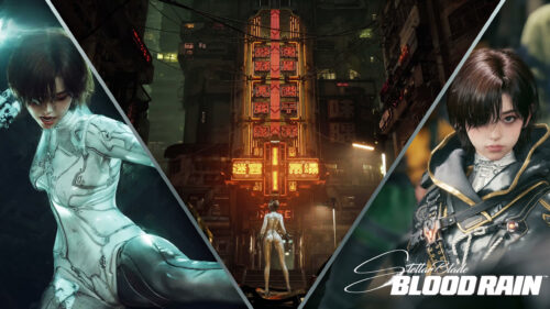 Stellar Blade Blood Rain Eve Character Cyberpunk City 4K Wallpaper