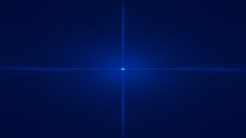 Minimalist Dark Blue Cross Light Beam 4K Desktop Wallpaper