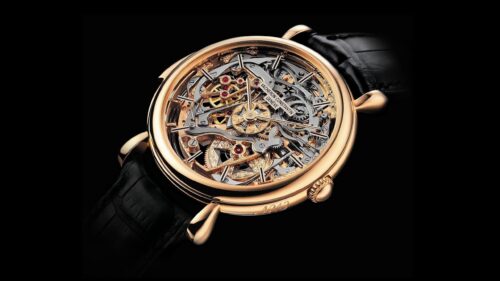 Vacheron Constantin Skeleton Gold Luxury Watch 4K Desktop Wallpaper