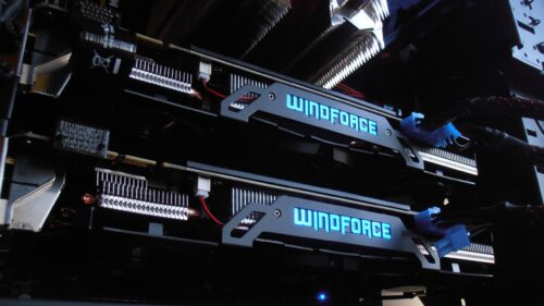 Dual Gigabyte Windforce Graphics Cards PC Hardware Desktop Wallpaper