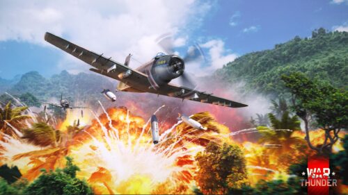 War Thunder Aerial Combat Firebird Attack 4K PC Wallpaper