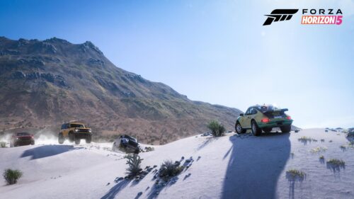 Forza Horizon 5 Off-Road Racing Action Desktop Wallpaper
