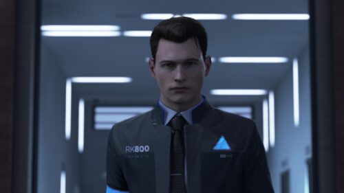 Connor RK800 Detroit Become Human Cinematic Portrait PC Wallpaper