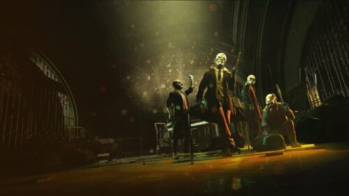 Payday 3 Heist Team Masked Criminals 4K Desktop Wallpaper