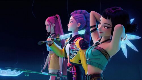 K/DA Pop Stars League of Legends Gaming Trio 4K Wallpaper