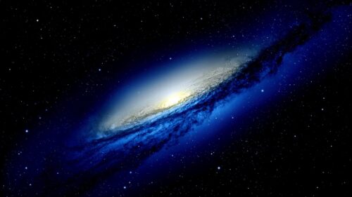 Stunning Spiral Galaxy Deep Space Nebula 4K PC Wallpaper