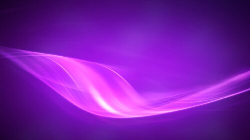Elegant Purple Abstract Glowing Wave Minimalist PC Wallpaper