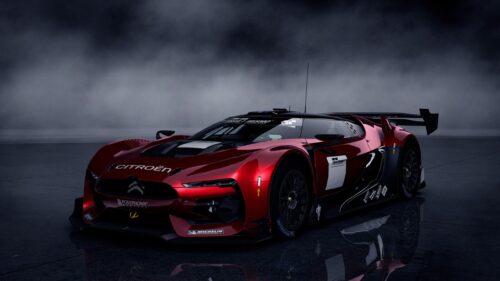 Citroen GT Gran Turismo Red Sports Car 4K Desktop Wallpaper