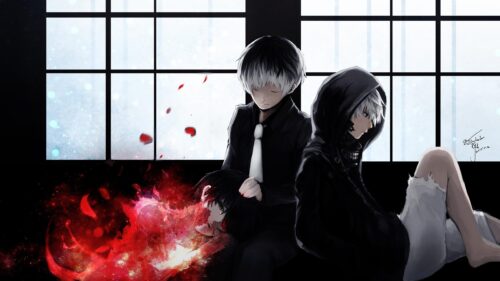 Tokyo Ghoul Ken Kaneki Melancholic Art 4K PC Wallpaper
