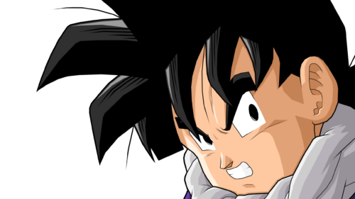 Son Gohan Intense Anime Close Up Dragon Ball Z PC Wallpaper
