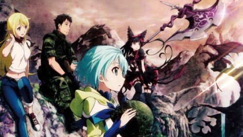 Gate Jieitai Anime Characters Adventure Fantasy PC Wallpaper