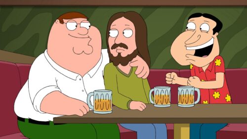 Peter Griffin Jesus and Quagmire Family Guy Funny Desktop Wallpaper