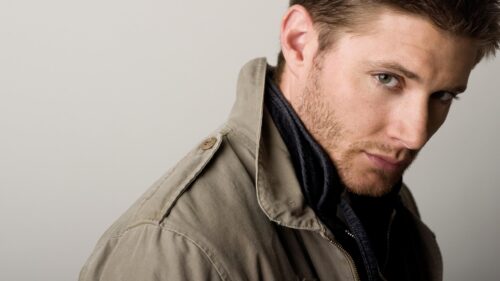 Jensen Ackles Close Up Portrait Professional Actor 4K Desktop Wallpaper