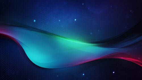 Abstract Blue and Cyan Flowing Waves 4K Desktop Wallpaper