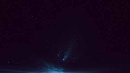 Minimalist Dark Blue Abstract Night Sky Galaxy PC Wallpaper