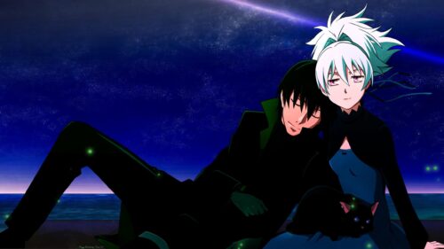 Hei and Yin Darker Than Black Romantic Night Sky Desktop Wallpaper