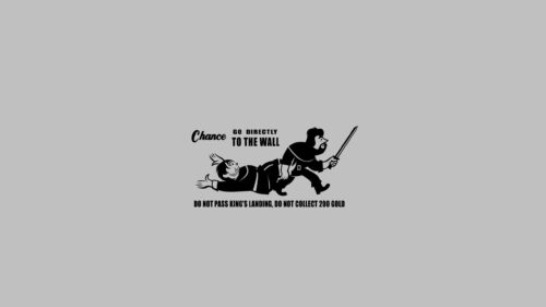Game of Thrones Monopoly Parody Minimalist Desktop Wallpaper