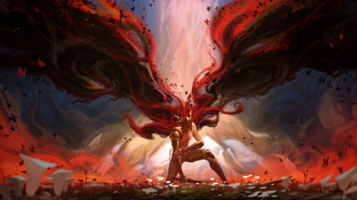 Malenia Blade of Miquella Elden Ring Epic Fantasy Art PC Wallpaper