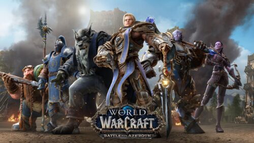 World of Warcraft Battle for Azeroth Alliance Heroes 4K Desktop Wallpaper