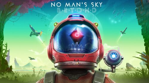 No Mans Sky Beyond Astronaut Helmet 4K Desktop Wallpaper