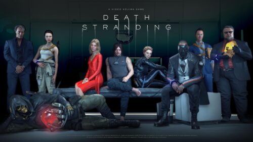 Death Stranding Cast All Characters Poster 4K Desktop Wallpaper
