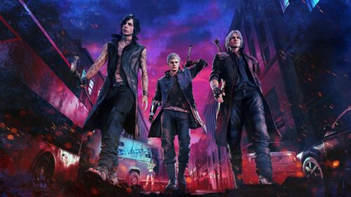 Devil May Cry 5 V Nero and Dante Action 4K Wallpaper