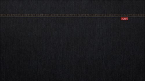Minimalist Dark Black Denim Fabric Texture PC Wallpaper