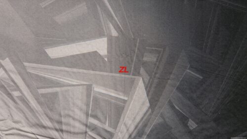 Minimalist Abstract Geometric Grey Structure Desktop Wallpaper