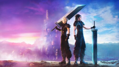 Cloud Strife and Zack Fair Final Fantasy VII Reunion 4K PC Wallpaper