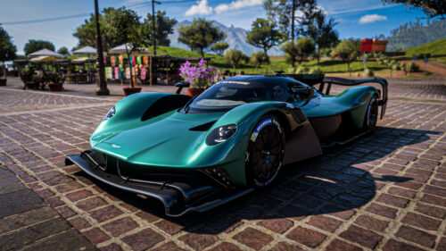 Aston Martin Valkyrie Emerald Green Sports Car 4K PC Wallpaper