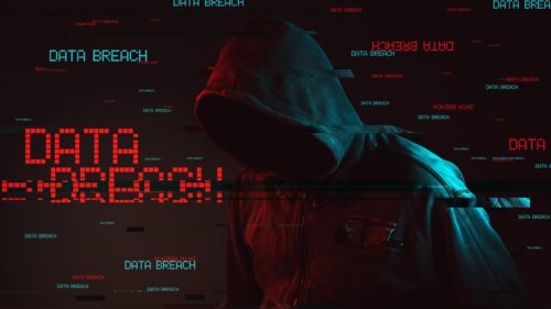 Anonymous Hacker Data Breach Glitch Effect 4K PC Wallpaper