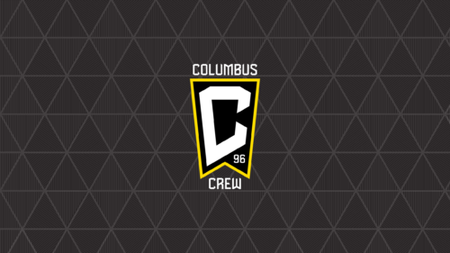 Columbus Crew SC Logo Minimalist Dark Pattern Desktop Wallpaper