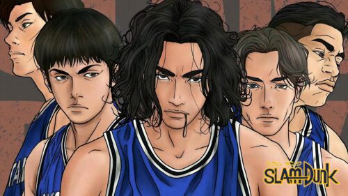 Slam Dunk Basketball Anime Team Characters Desktop Wallpaper