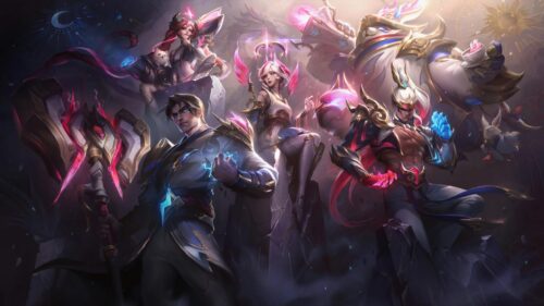 League of Legends Lunar Empress and Emperor Champions 4K PC Wallpaper