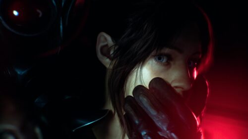 Mysterious Woman with Gas Mask Cinematic Portrait 4K PC Wallpaper