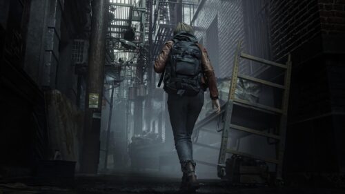 Resident Evil 3 Jill Valentine Cinematic Dark Alleyway 4K PC Wallpaper