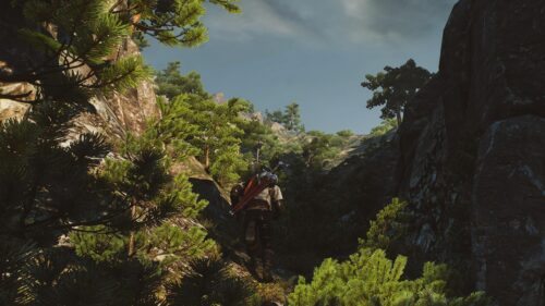 Geralt of Rivia Trekking Through The Wilderness The Witcher 3 PC Wallpaper