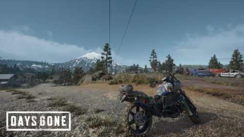 Days Gone Deacon St John Motorcycle Post Apocalyptic Landscape 4K Wallpaper