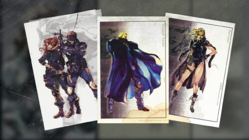 Metal Gear Solid 2 Art featuring Solid Snake Meryl and Fortune 4K Wallpaper